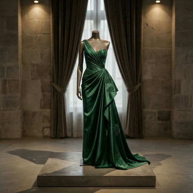 Silk Evening Gown