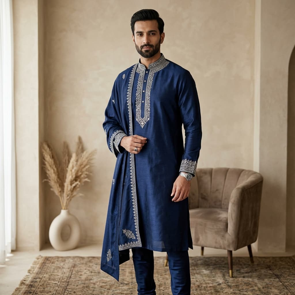 Elite Fashion Offer: Peter England Festive Cotton Kurta at Peter England